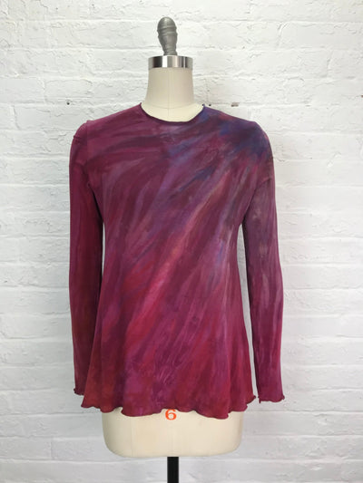 Jane Long Sleeve Top in Cranberry Harvest - Cloud Candy