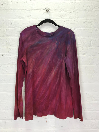 Jane Long Sleeve Top in Cranberry Harvest - Cloud Candy