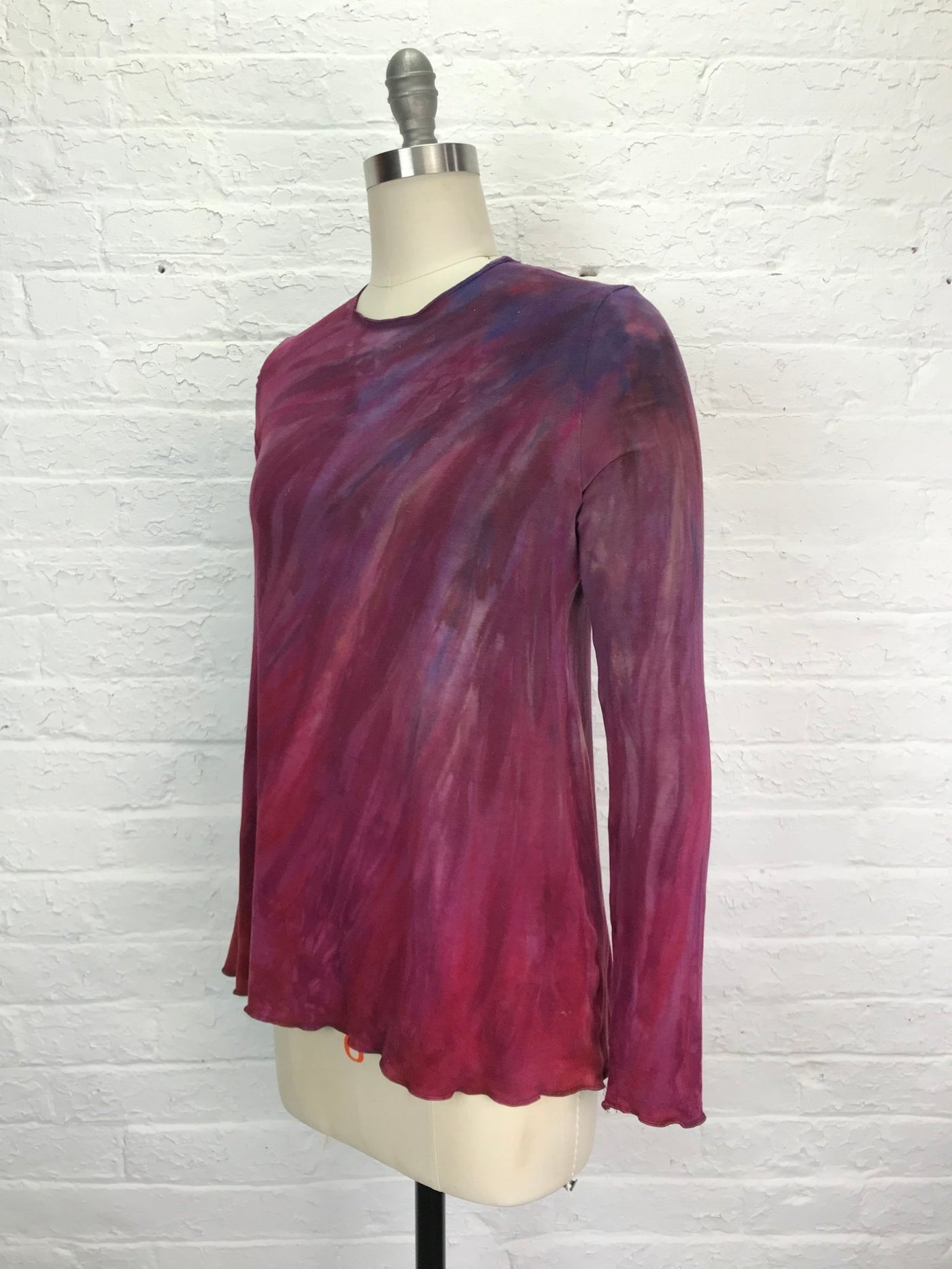 Jane Long Sleeve Top in Cranberry Harvest - Cloud Candy
