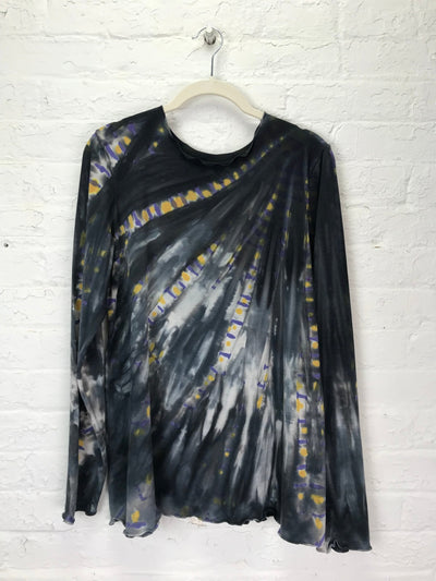 Jane Long Sleeve Top in Rainy City Night - Cloud Candy
