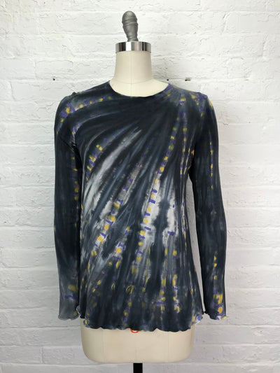 Jane Long Sleeve Top in Rainy City Night - Cloud Candy