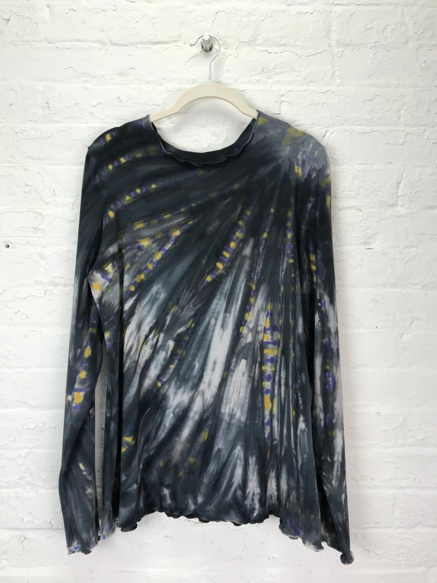 Jane Long Sleeve Top in Rainy City Night - Cloud Candy