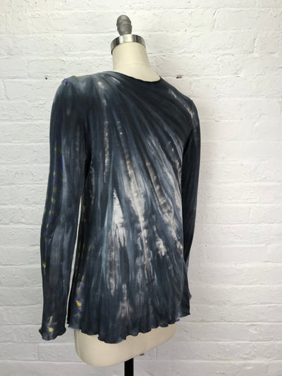 Jane Long Sleeve Top in Rainy City Night - Cloud Candy