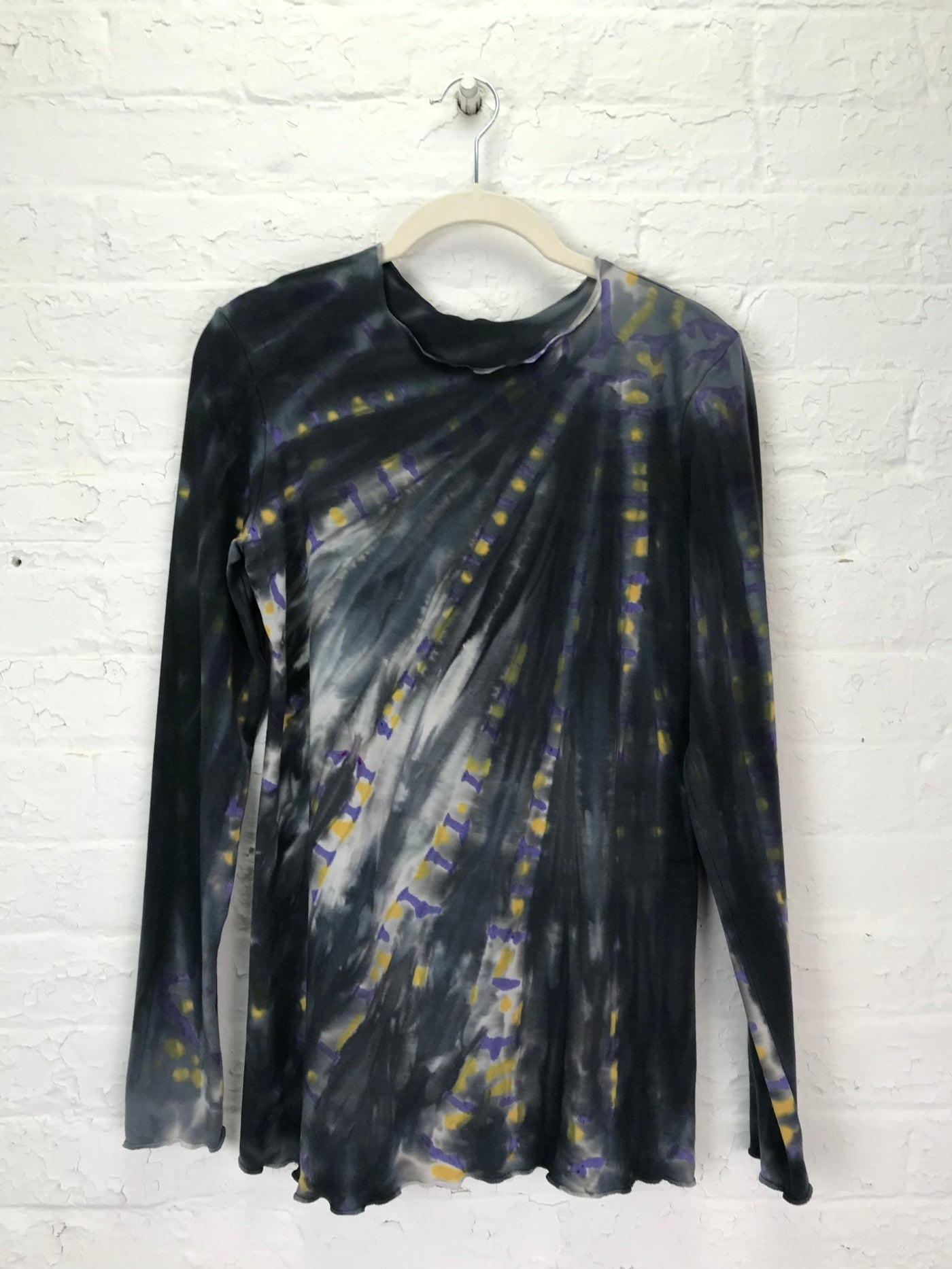 Jane Long Sleeve Top in Rainy City Night - Cloud Candy