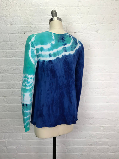Jane Long Sleeve Top in Reef's Edge - Cloud Candy