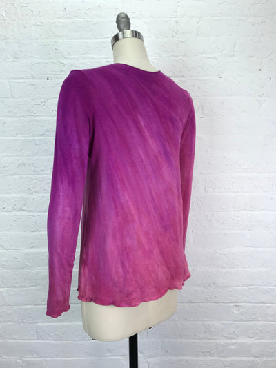 Jane Long Sleeve Top in Rose Glow - Cloud Candy