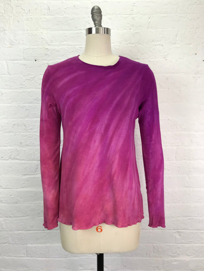 Jane Long Sleeve Top in Rose Glow - Cloud Candy