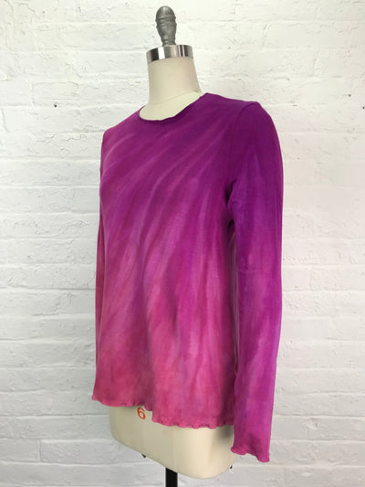 Jane Long Sleeve Top in Rose Glow - Cloud Candy