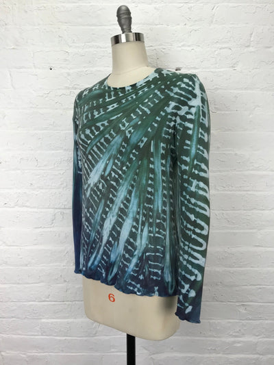 Jane Long Sleeve Top in Shadow of the Dolphin - Cloud Candy