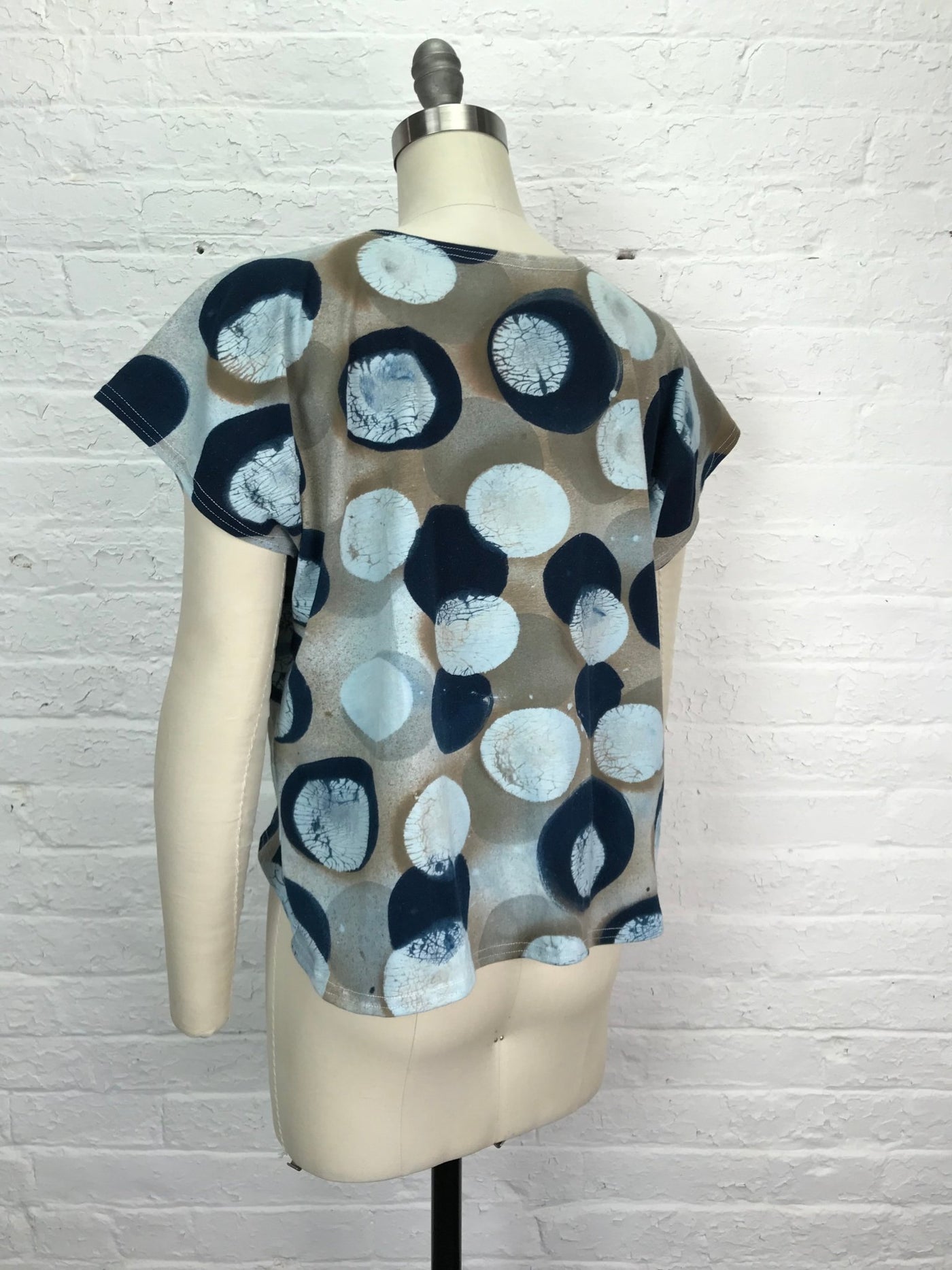 Juni Cap Sleeve Top in Molecular Mycology - Cloud Candy