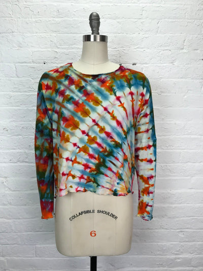 Juni Long Sleeve Petite in Taste the Rainbow - Cloud Candy