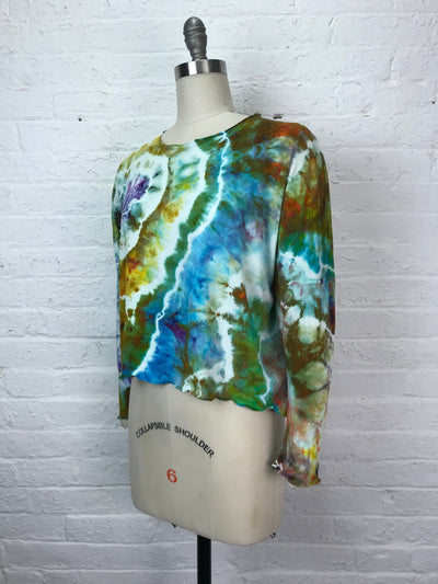 Juni Long Sleeve Petite Top in Spring Tulips - Cloud Candy