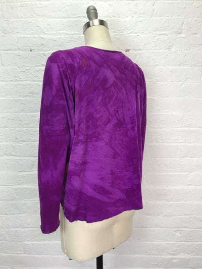 Juni Long Sleeve Shirt in Smiling Heart - Cloud Candy
