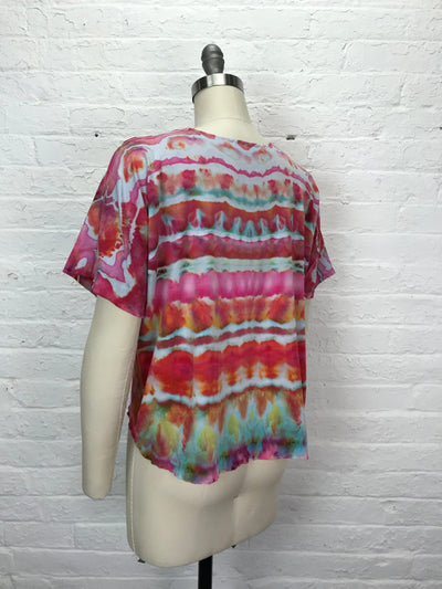 Juni Short Sleeve Petite Top in Aura of the Goddess - Cloud Candy