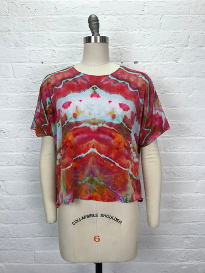 Juni Short Sleeve Petite Top in Aura of the Goddess - Cloud Candy