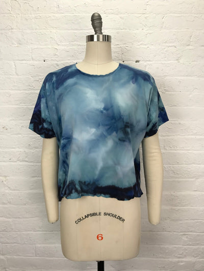 Juni Short Sleeve Petite Top in Cloud Bloom - Cloud Candy