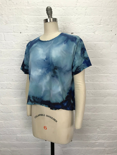 Juni Short Sleeve Petite Top in Cloud Bloom - Cloud Candy