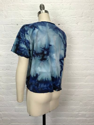 Juni Short Sleeve Petite Top in Cloud Bloom - Cloud Candy