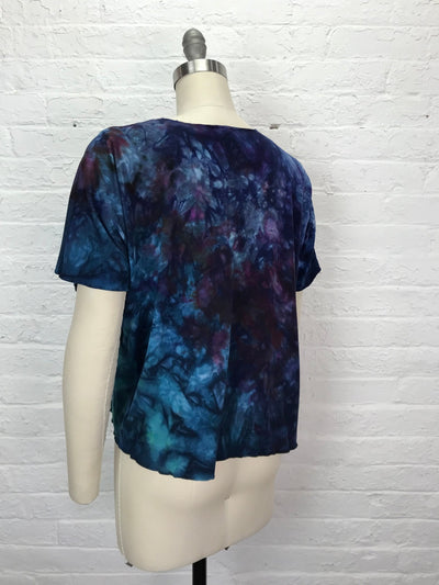 Juni Short Sleeve Petite Top in Dark Matter - Cloud Candy