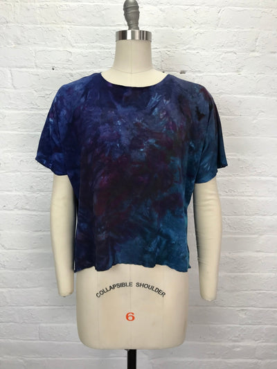 Juni Short Sleeve Petite Top in Dark Matter - Cloud Candy