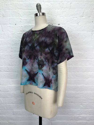 Juni Short Sleeve Petite Top in European Water Chestnut - Cloud Candy