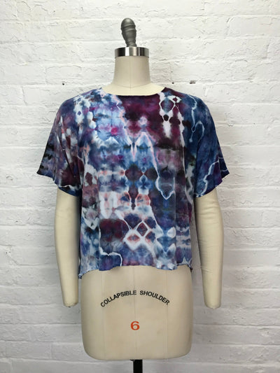 Juni Short Sleeve Petite Top in Glitch - Cloud Candy