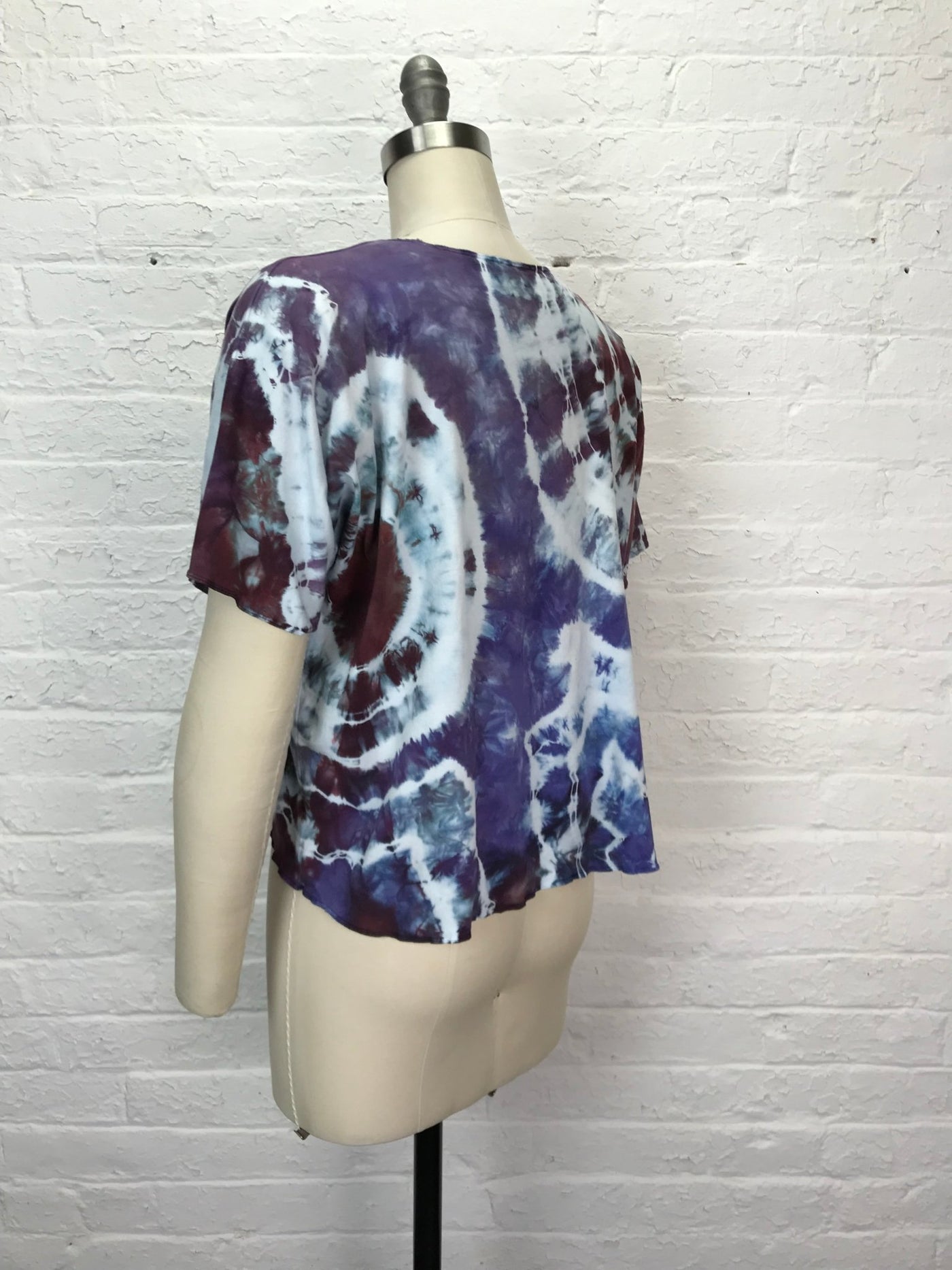 Juni Short Sleeve Petite Top in Mineral Springs - Cloud Candy