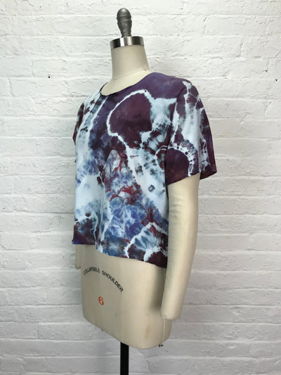 Juni Short Sleeve Petite Top in Mineral Springs - Cloud Candy
