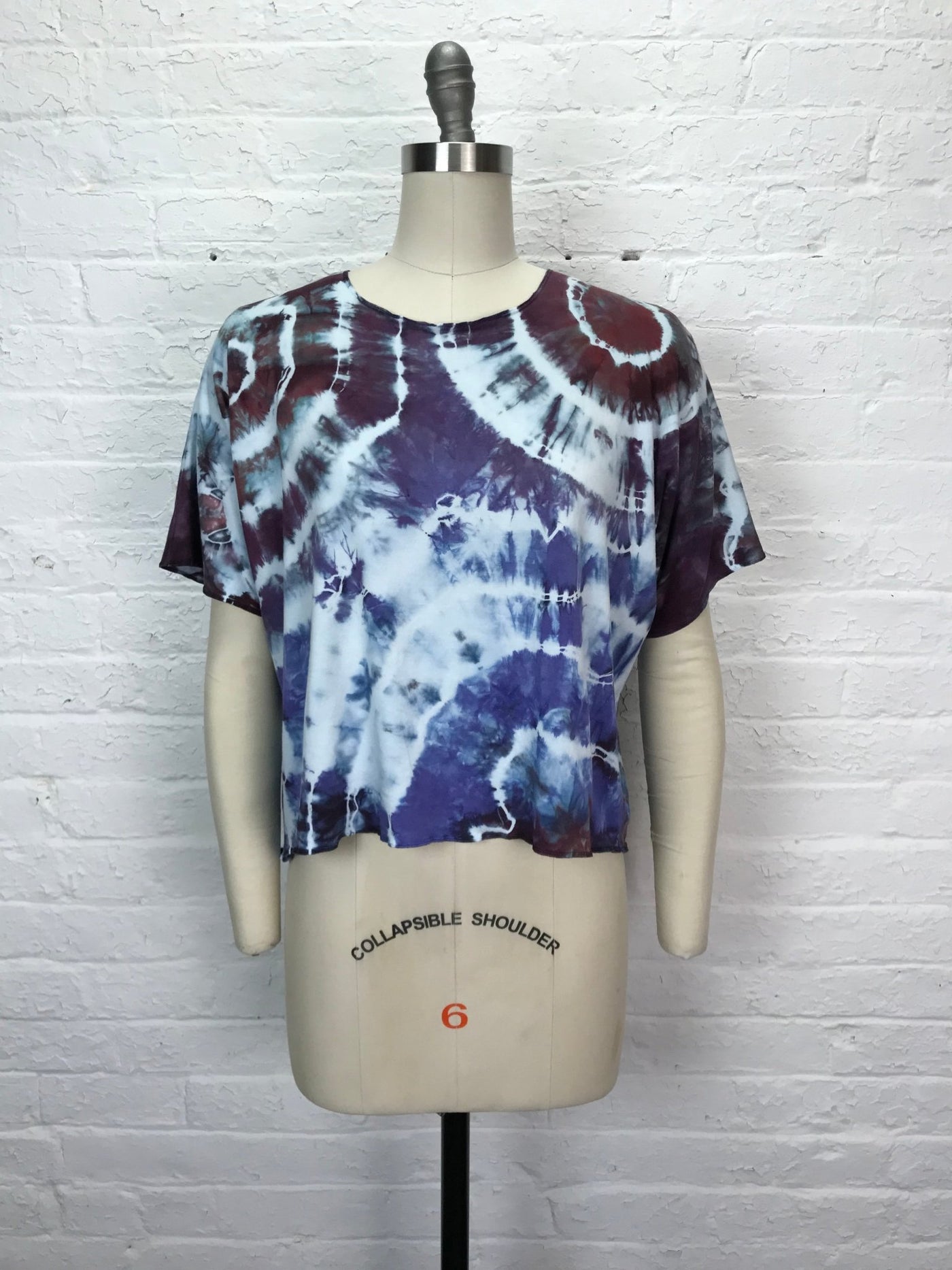 Juni Short Sleeve Petite Top in Mineral Springs - Cloud Candy
