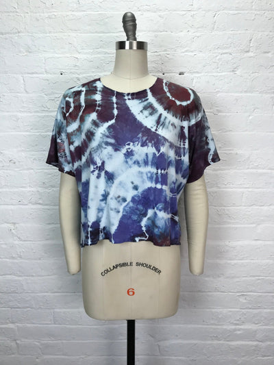 Juni Short Sleeve Petite Top in Mineral Springs - Cloud Candy