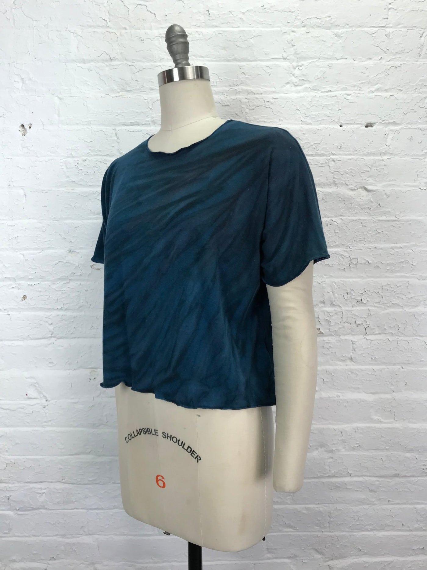 Juni Short Sleeve Petite Top in Sea Wave - One Size - Cloud Candy