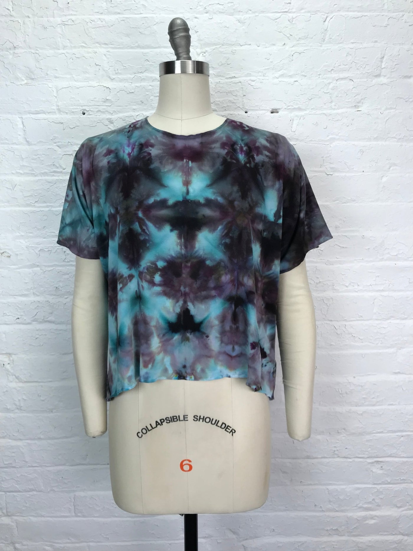 Juni Short Sleeve Petite Top in Shadow Reef - Cloud Candy