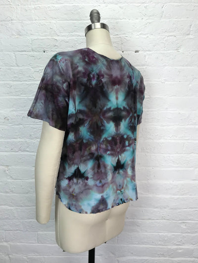 Juni Short Sleeve Petite Top in Shadow Reef - Cloud Candy