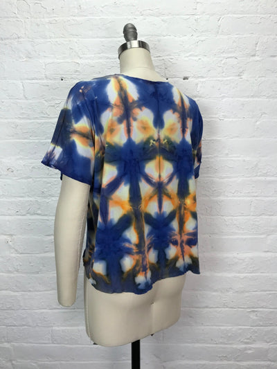 Juni Short Sleeve Petite Top in Sunfire - Cloud Candy