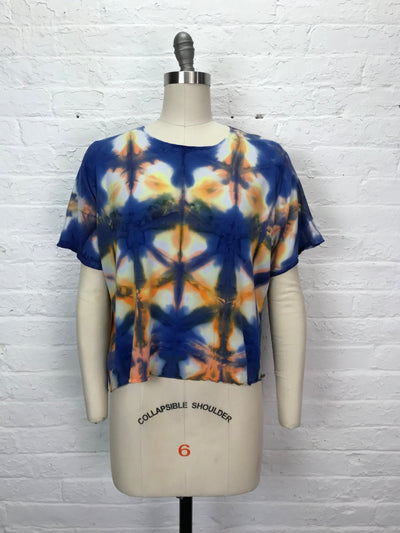 Juni Short Sleeve Petite Top in Sunfire - Cloud Candy