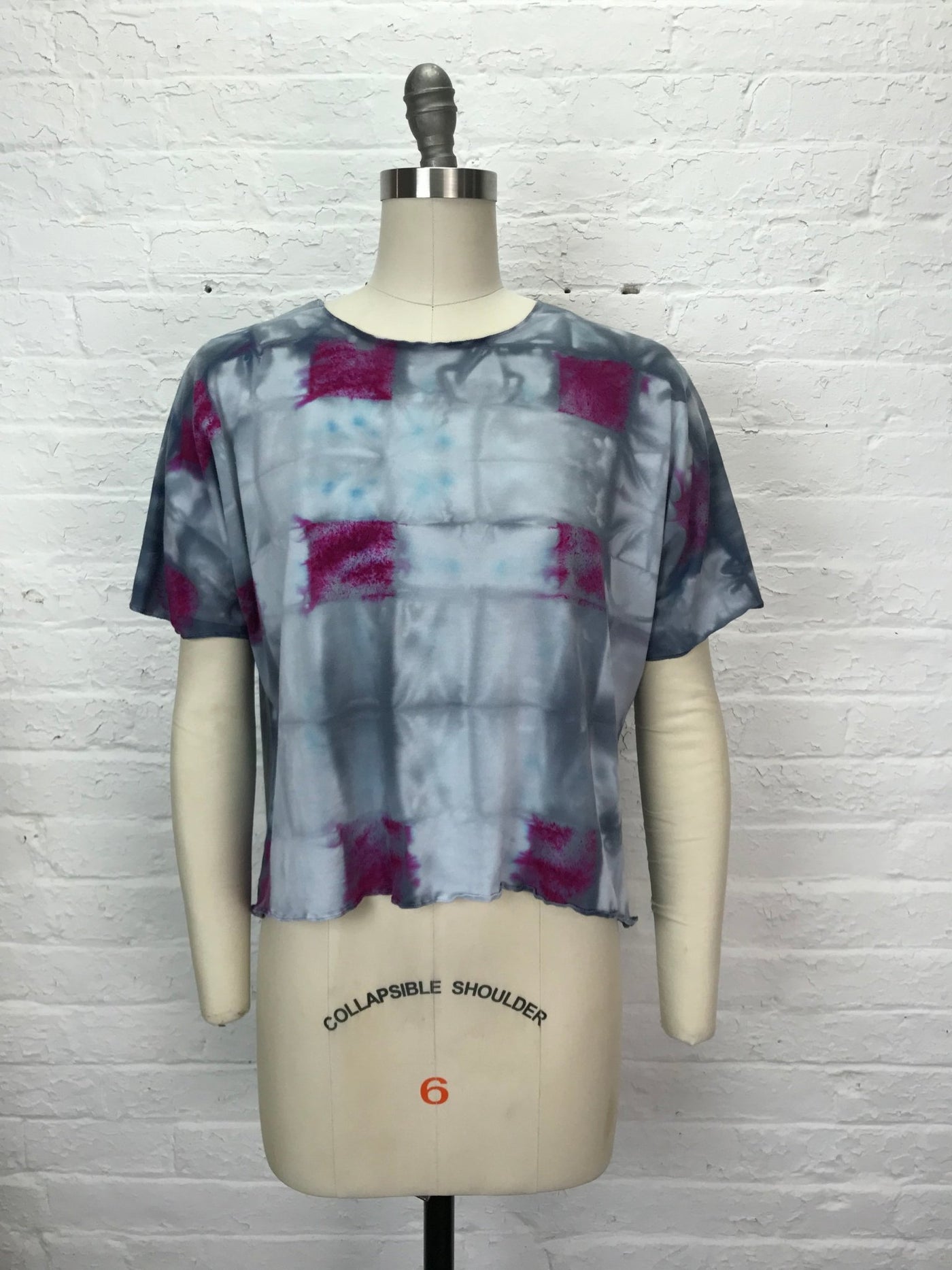 Juni Short Sleeve Top in Checkmate - Cloud Candy