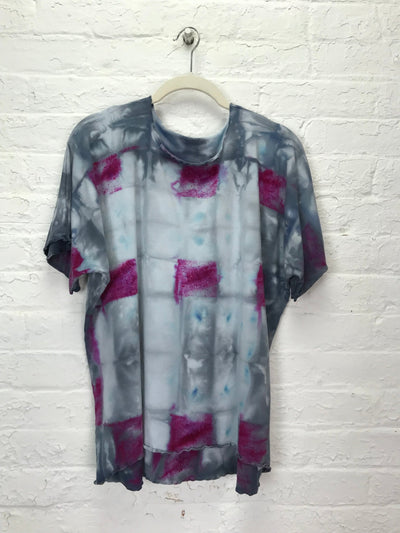 Juni Short Sleeve Top in Checkmate - Cloud Candy