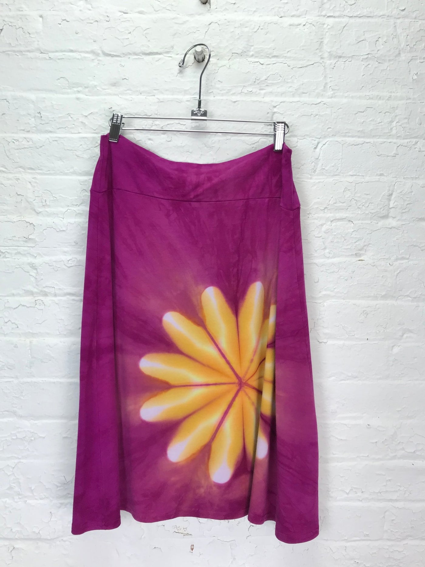 Knee Length Skirt in Frangipani - Cloud Candy