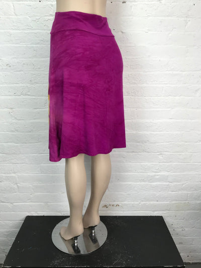 Knee Length Skirt in Frangipani - Cloud Candy