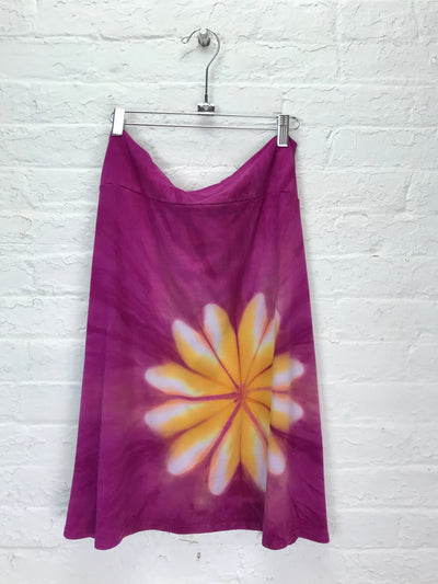 Knee Length Skirt in Frangipani - Cloud Candy