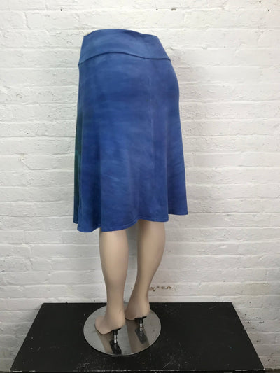 Knee Length Skirt in Sunburst Bloom - Cloud Candy