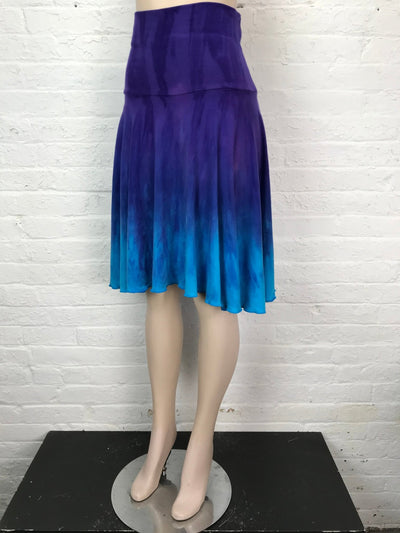 Knee Length Skort in Curaçao Ombre - One Size - Cloud Candy