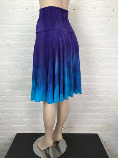 Knee Length Skort in Curaçao Ombre - One Size - Cloud Candy