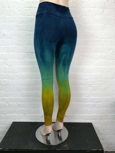 Leggings in Underwater Ombre - Cloud Candy