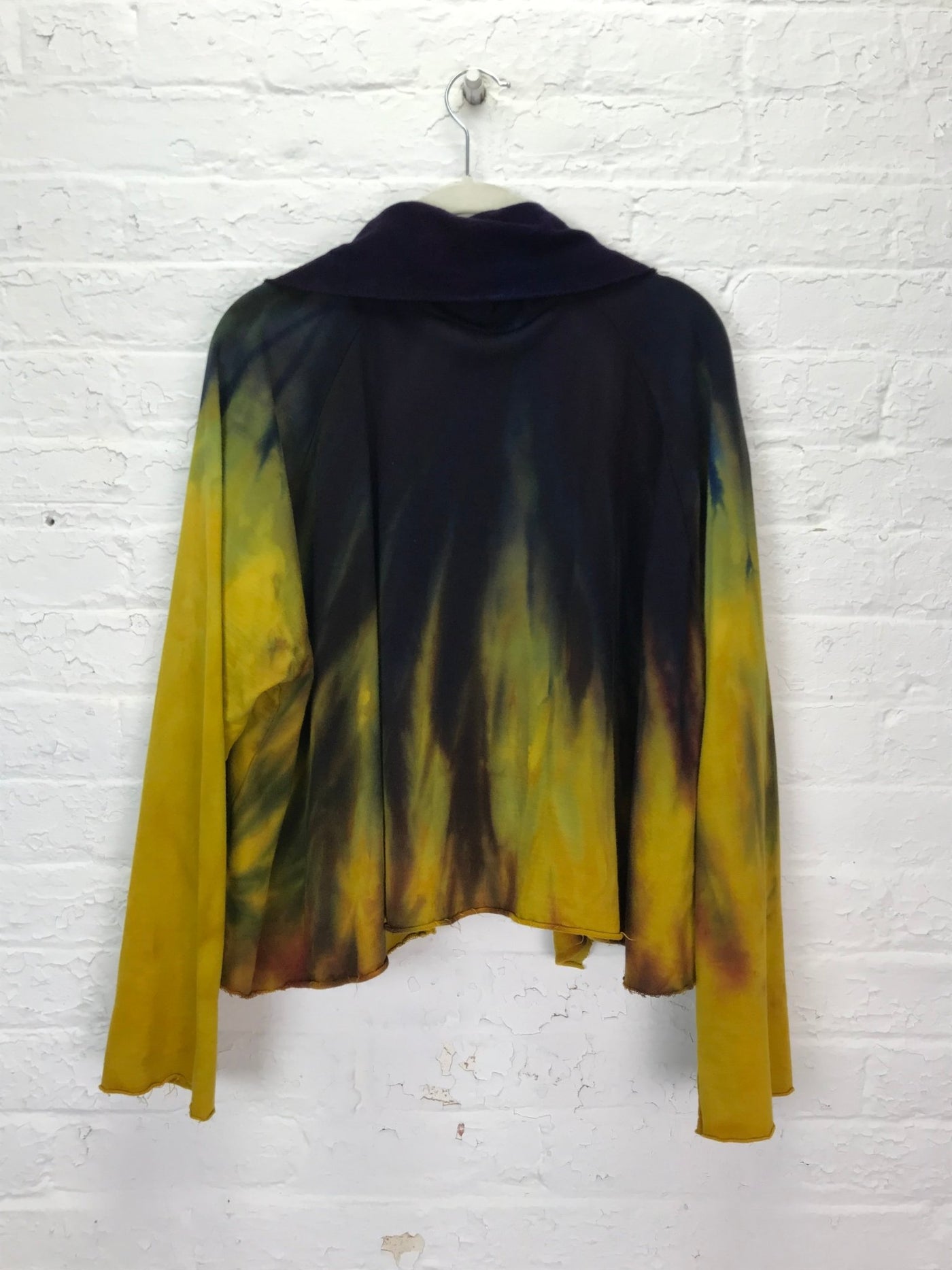 Lightweight Cropped Fleece Swing Jacket in Mossfire - Cloud Candy