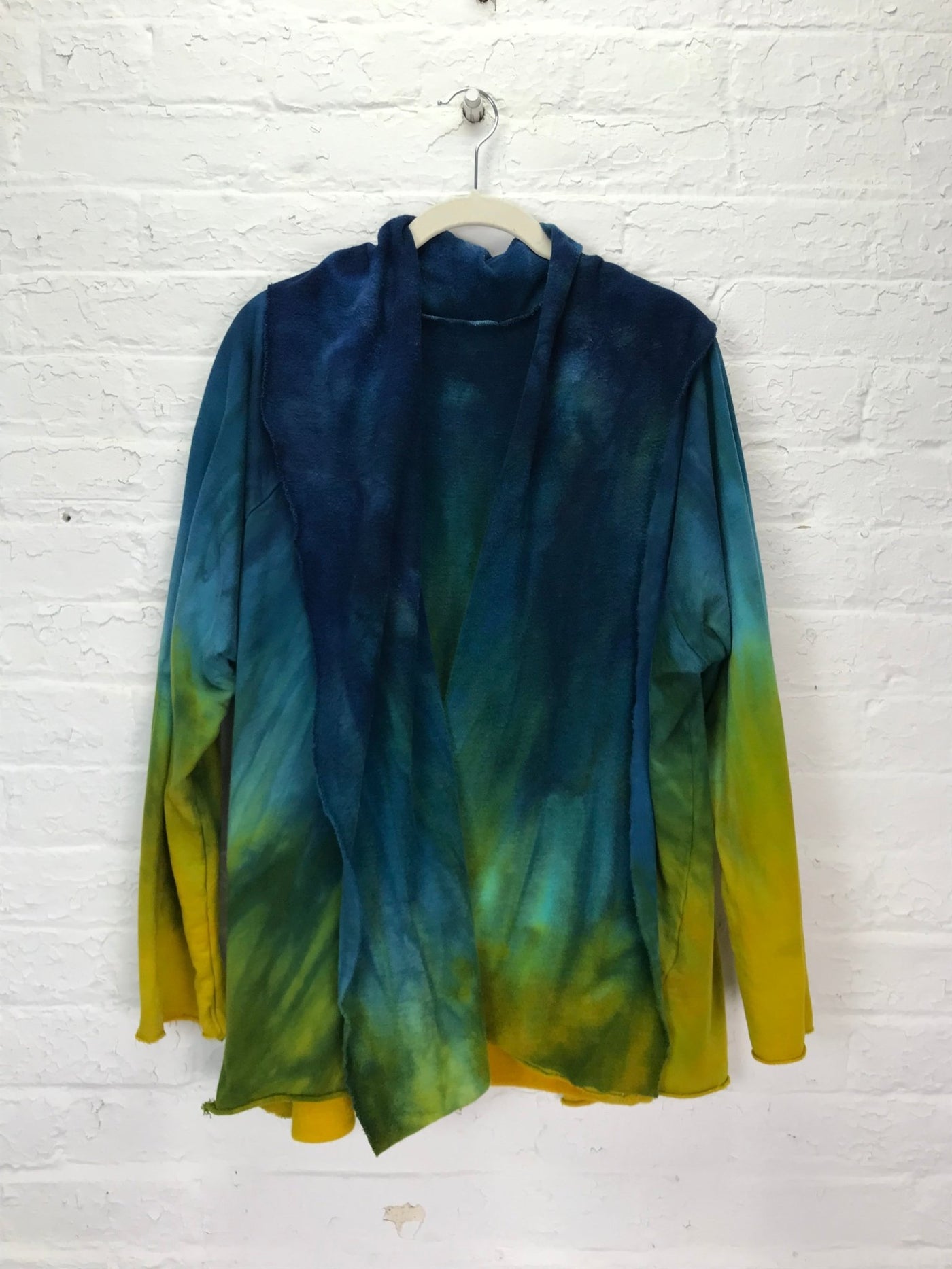 Lightweight Fleece Swing Jacket in Underwater Ombre - Cloud Candy
