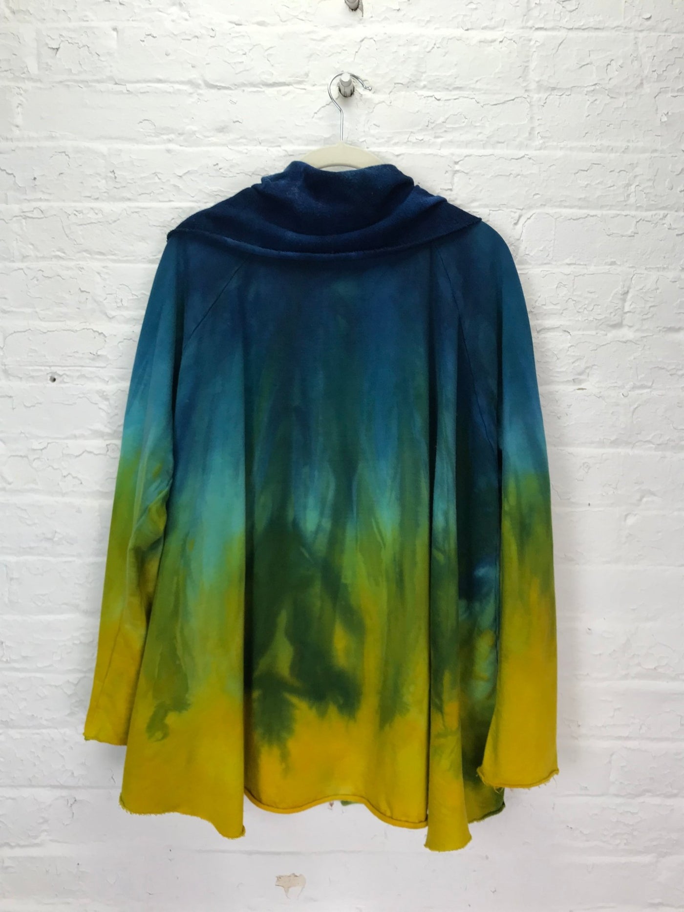 Lightweight Fleece Swing Jacket in Underwater Ombre - Cloud Candy