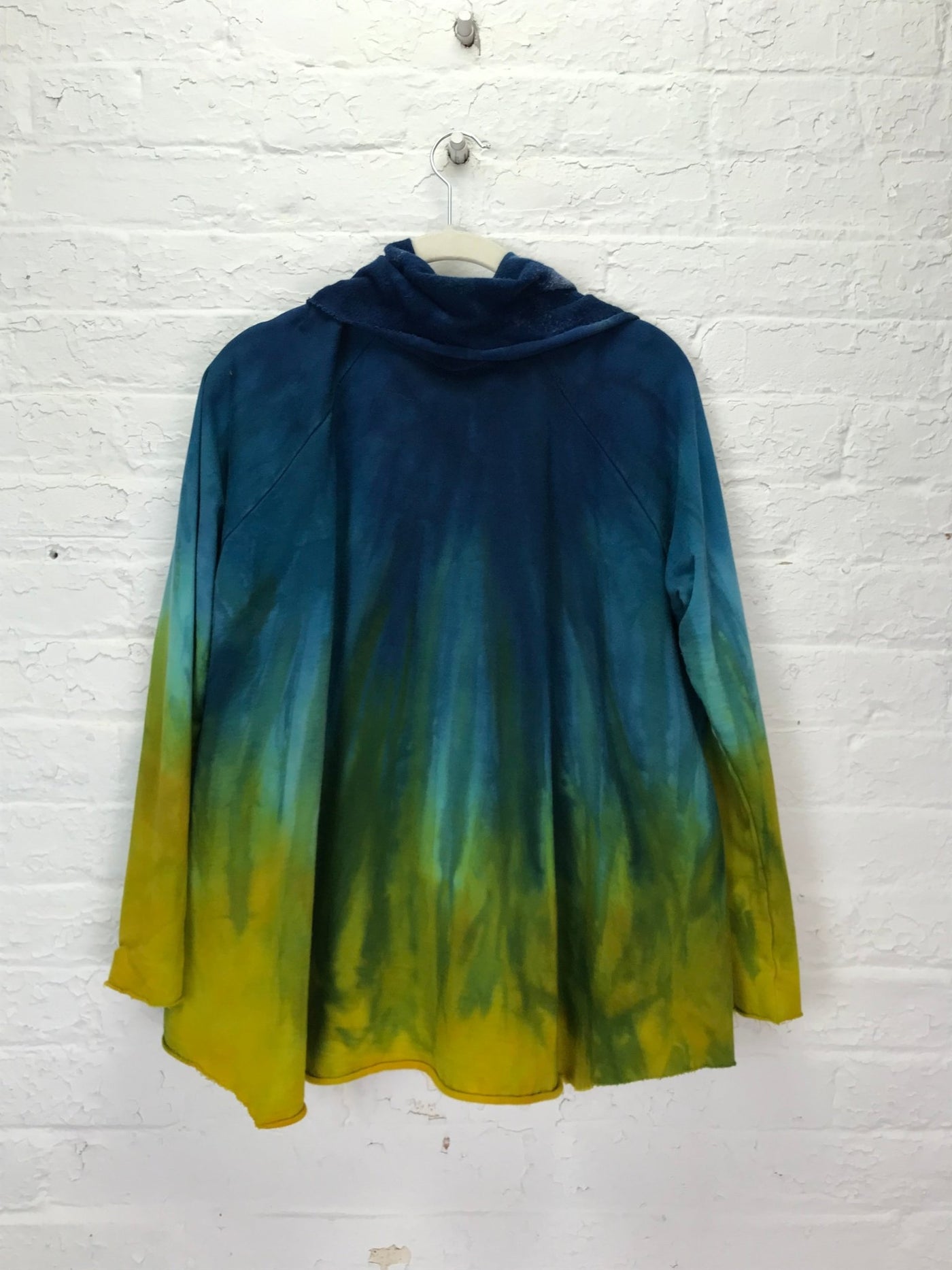 Lightweight Fleece Swing Jacket in Underwater Ombre - Cloud Candy
