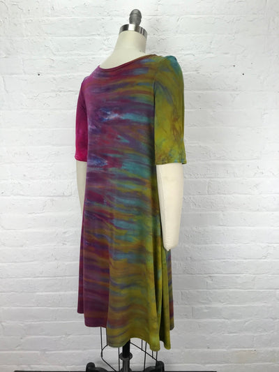 Lucille Dress in Hot Sunset - Cloud Candy