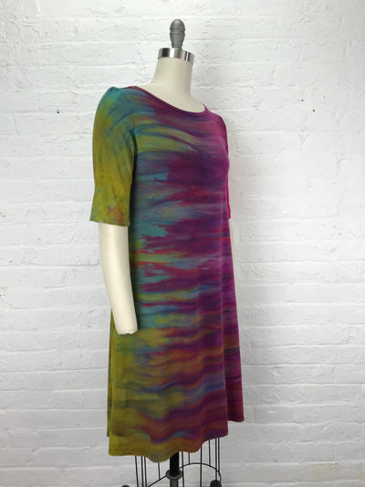 Lucille Dress in Hot Sunset - Cloud Candy